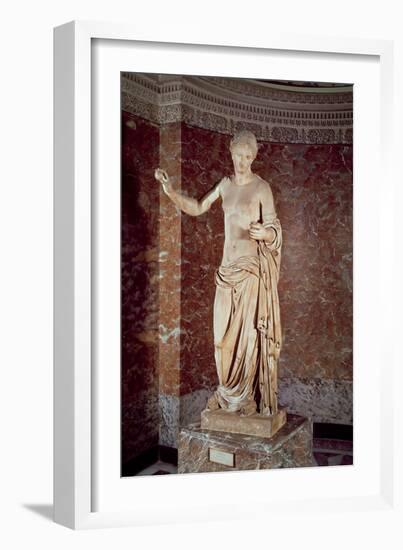 The Venus of Arles, Roman Copy of a Greek Original, C.30 Bc-14 Ad (Marble)-Praxiteles-Framed Giclee Print