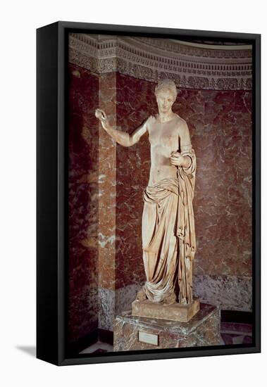 The Venus of Arles, Roman Copy of a Greek Original, C.30 Bc-14 Ad (Marble)-Praxiteles-Framed Stretched Canvas