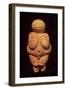 The Venus of Willendorf, Fertility Symbol, Pre-Historic Sculpture, 30000-25000 BC (Front View)-null-Framed Giclee Print