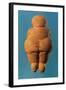 The Venus of Willendorf, Rear View of Female Figurine, Gravettian Culture Upper Palaeolithic Period-null-Framed Giclee Print