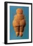 The Venus of Willendorf, Rear View of Female Figurine, Gravettian Culture Upper Palaeolithic Period-null-Framed Giclee Print