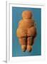 The Venus of Willendorf, Rear View of Female Figurine, Gravettian Culture Upper Palaeolithic Period-null-Framed Giclee Print