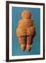 The Venus of Willendorf, Rear View of Female Figurine, Gravettian Culture Upper Palaeolithic Period-null-Framed Giclee Print