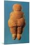 The Venus of Willendorf, Rear View of Female Figurine, Gravettian Culture Upper Palaeolithic Period-null-Mounted Giclee Print