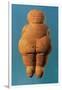 The Venus of Willendorf, Rear View of Female Figurine, Gravettian Culture Upper Palaeolithic Period-null-Framed Giclee Print