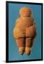The Venus of Willendorf, Rear View of Female Figurine, Gravettian Culture Upper Palaeolithic Period-null-Framed Giclee Print