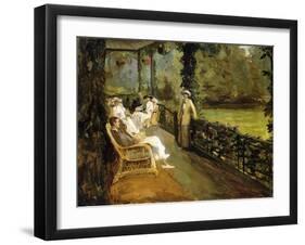 The Veranda, 1912-Sir John Lavery-Framed Giclee Print