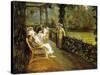 The Veranda, 1912-Sir John Lavery-Stretched Canvas