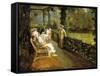 The Veranda, 1912-Sir John Lavery-Framed Stretched Canvas