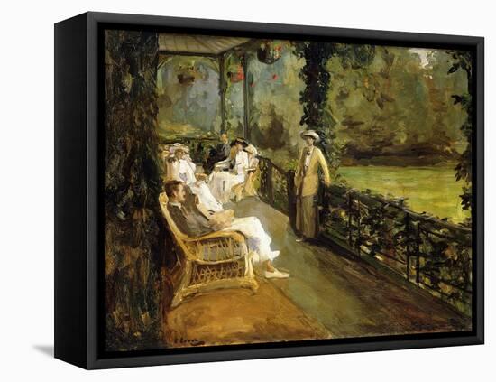 The Veranda, 1912-Sir John Lavery-Framed Stretched Canvas