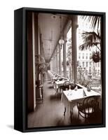 The Veranda at the Park Avenue Hotel, 1901 or 1902-Byron Company-Framed Stretched Canvas