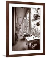 The Veranda at the Park Avenue Hotel, 1901 or 1902-Byron Company-Framed Giclee Print