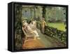 The Verandah, 1912 (Oil on Canvas)-John Lavery-Framed Stretched Canvas