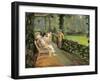 The Verandah, 1912 (Oil on Canvas)-John Lavery-Framed Giclee Print