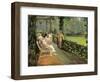 The Verandah, 1912 (Oil on Canvas)-John Lavery-Framed Giclee Print