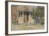 The Verandah, from 'A Home' series, c.1895-Carl Larsson-Framed Giclee Print