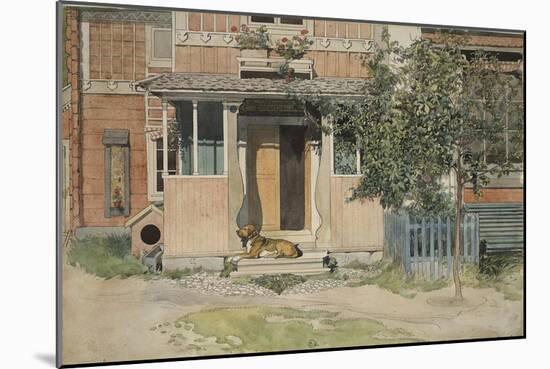 The Verandah, from 'A Home' series, c.1895-Carl Larsson-Mounted Giclee Print