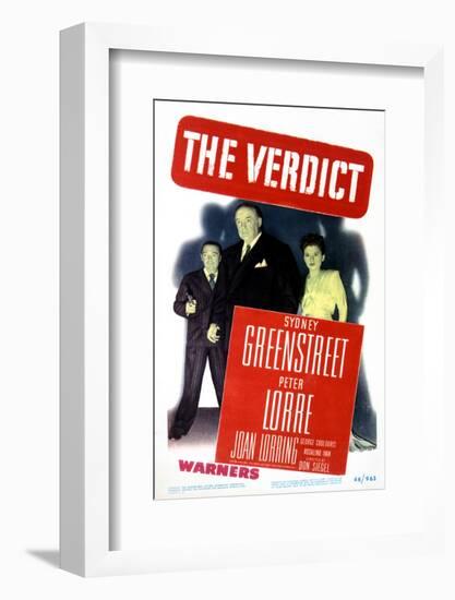 The Verdict - Movie Poster Reproduction-null-Framed Photo