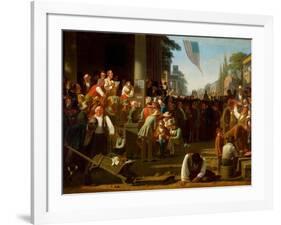 The Verdict of the People, 1854–55-George Caleb Bingham-Framed Giclee Print