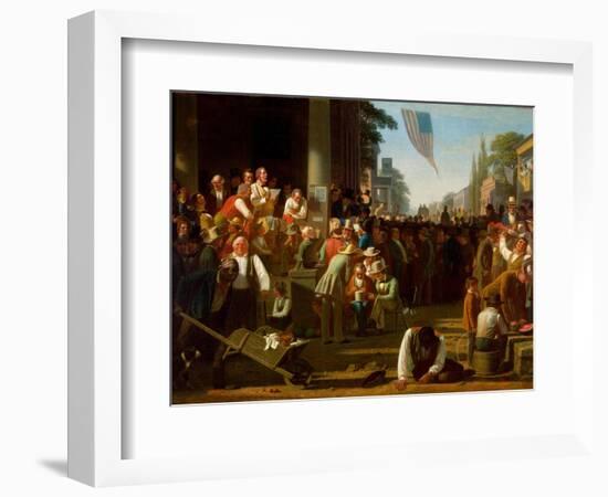 The Verdict of the People, 1854–55-George Caleb Bingham-Framed Giclee Print