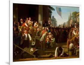 The Verdict of the People, 1854–55-George Caleb Bingham-Framed Giclee Print