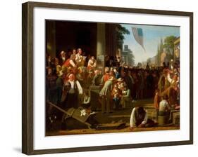 The Verdict of the People, 1854–55-George Caleb Bingham-Framed Giclee Print