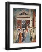 The Verification of the True Cross, c.1452-59-Piero della Francesca-Framed Giclee Print