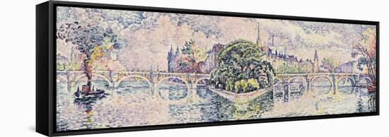 The Vert Galant Garden; Le Jardin Du Vert Galant, c.1928-Paul Signac-Framed Stretched Canvas