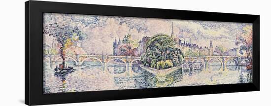 The Vert Galant Garden; Le Jardin Du Vert Galant, c.1928-Paul Signac-Framed Giclee Print