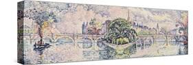 The Vert Galant Garden; Le Jardin Du Vert Galant, c.1928-Paul Signac-Stretched Canvas