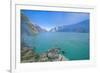 The Very Acid Ijen Crater Lake in the Ijen Volcano, Java, Indonesia, Southeast Asia, Asia-Michael Runkel-Framed Photographic Print