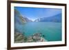 The Very Acid Ijen Crater Lake in the Ijen Volcano, Java, Indonesia, Southeast Asia, Asia-Michael Runkel-Framed Photographic Print