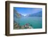 The Very Acid Ijen Crater Lake in the Ijen Volcano, Java, Indonesia, Southeast Asia, Asia-Michael Runkel-Framed Photographic Print