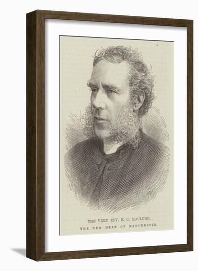 The Very Reverend E C Maclure, the New Dean of Manchester-null-Framed Giclee Print