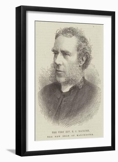 The Very Reverend E C Maclure, the New Dean of Manchester-null-Framed Giclee Print