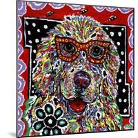 The Very Smart Golden-MADdogART-Mounted Giclee Print