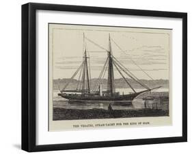 The Vesatri, Steam-Yacht for the King of Siam-null-Framed Giclee Print