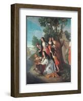 The Vestal Tuccia, Second Half of the 18th C-Domenico Corvi-Framed Giclee Print