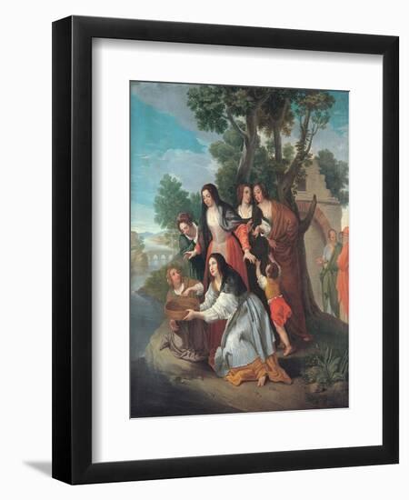 The Vestal Tuccia, Second Half of the 18th C-Domenico Corvi-Framed Giclee Print