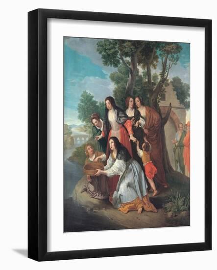 The Vestal Tuccia, Second Half of the 18th C-Domenico Corvi-Framed Giclee Print