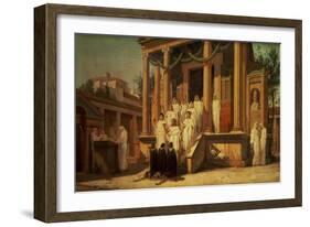 The Vestal Virgins-Louis Hector Leroux-Framed Giclee Print