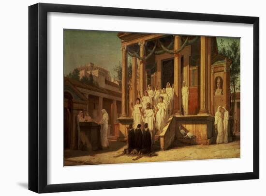 The Vestal Virgins-Louis Hector Leroux-Framed Giclee Print