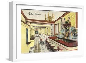 The Vesuvio Cafe-null-Framed Art Print