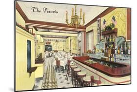 The Vesuvio Cafe-null-Mounted Art Print