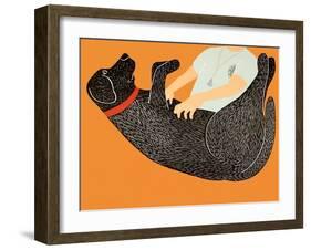 The Vet Exam-Stephen Huneck-Framed Giclee Print