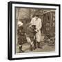 The Vet from the Fulham Branch of the People's Dispensary for Sick Animals-English Photographer-Framed Giclee Print