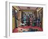 The Vet's Waiting Room-PJ Crook-Framed Giclee Print