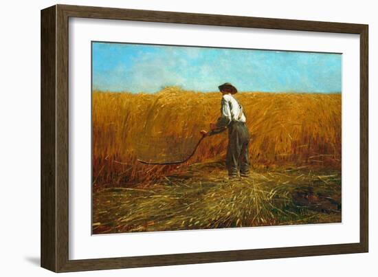 The Veteran in a New Field, 1865-Winslow Homer-Framed Giclee Print