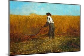 The Veteran in a New Field, 1865-Winslow Homer-Mounted Giclee Print