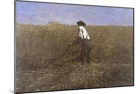The Veteran in a New Field-Winslow Homer-Mounted Giclee Print